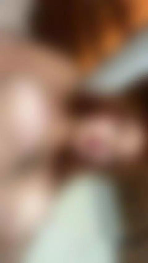 18+ Redhead's perky nude tits and sexy open-mouth tease. by adelka2003