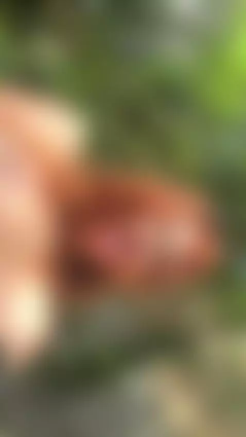 18+ Redhead's perky tits & tongue tease nude outdoors. by adelka2003