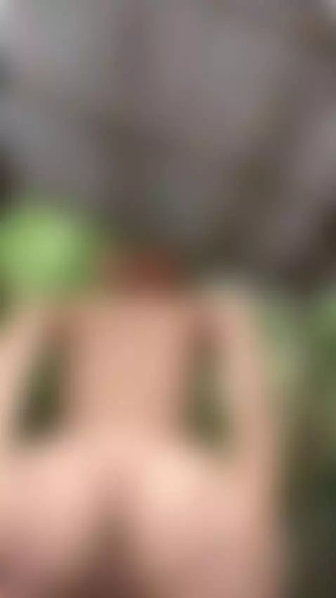 18+ Redhead nude ass spread wide in jungle. by adelka2003