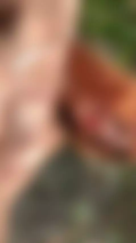 18+ Redhead's perky tits and bare pussy in nature. by adelka2003