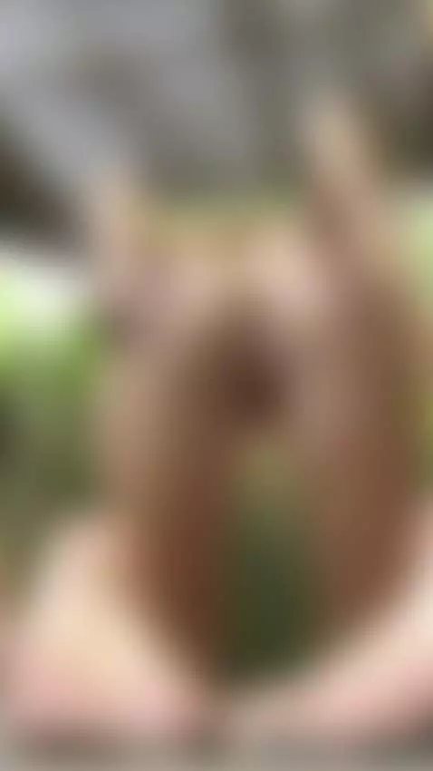 18+ Sexy nude ass bent over outdoors. by adelka2003