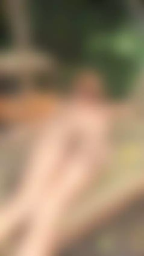 18+ Sexy nude ass lounging poolside. by adelka2003