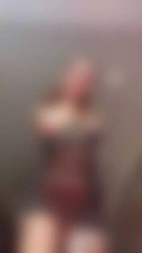 18+ Sexy redhead's perky tits and nude pussy in sheer lace. by adelka2003