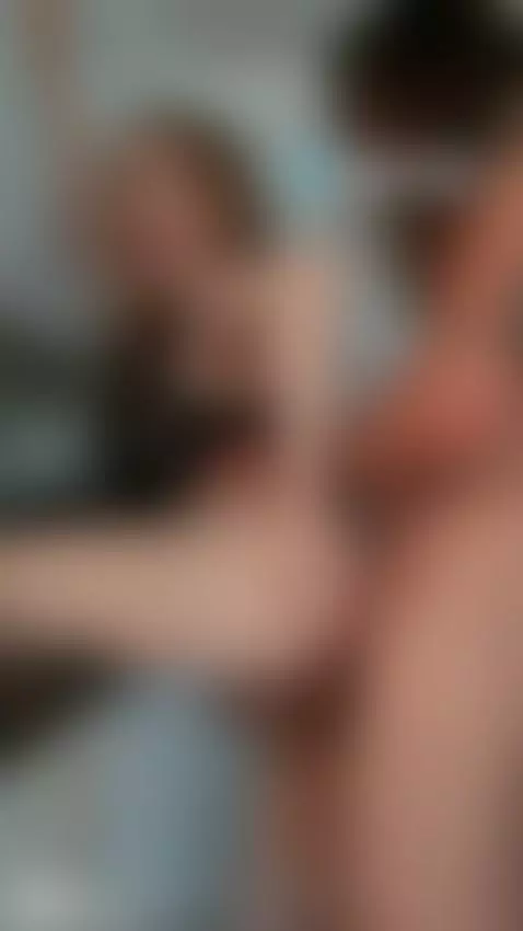 trans wife getting fucked in the kitchen by b1gtheo