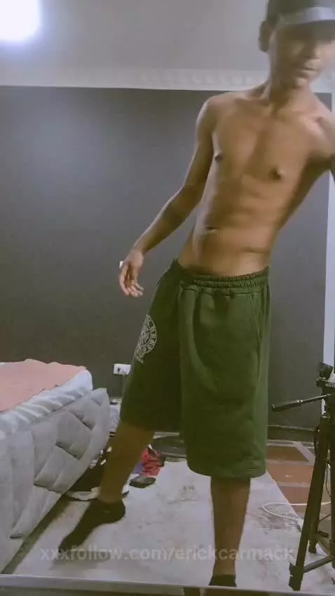 Black boy masturbating naked and hot by erickcarmack