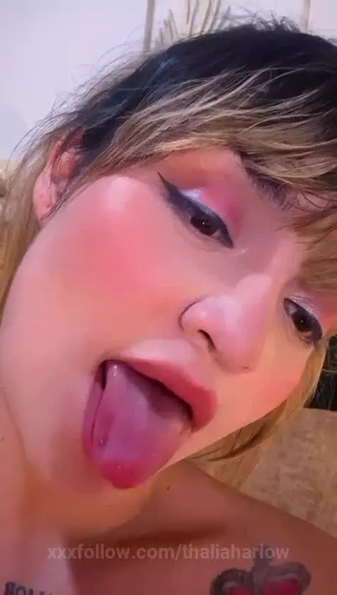 tongue, blowjob, saliva by thaliaharlow