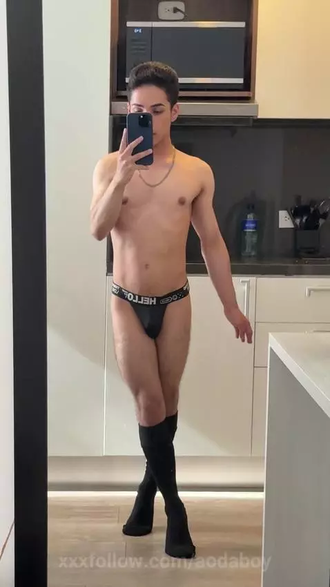 socks and thong by aodaboy