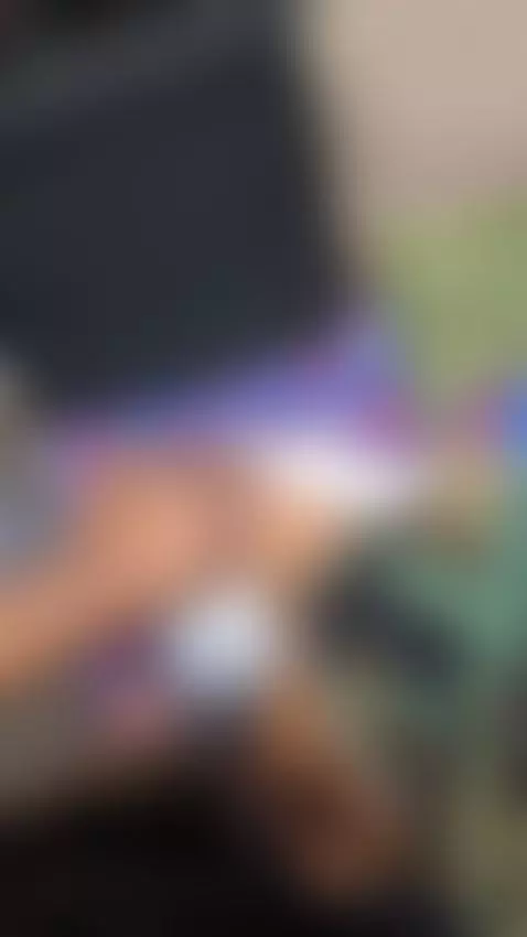 On the phone with her husband, while she services me by wiscobbcslinger