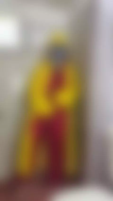 gas mask rain suit hazmat suit by camilaplayfull