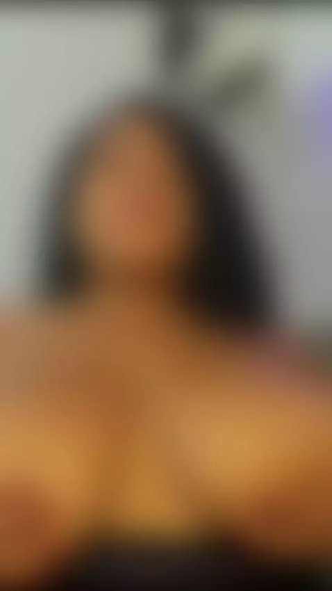 playing with my giant tits 😈👅 by fallon-1