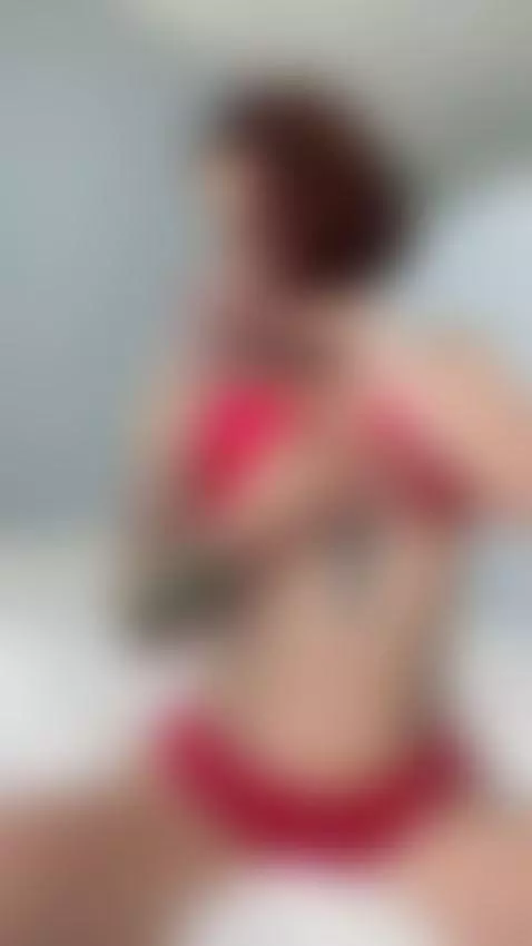 Dark temptation: inked curves 👑 Tatted beauty with a fiery t... by ladydirt