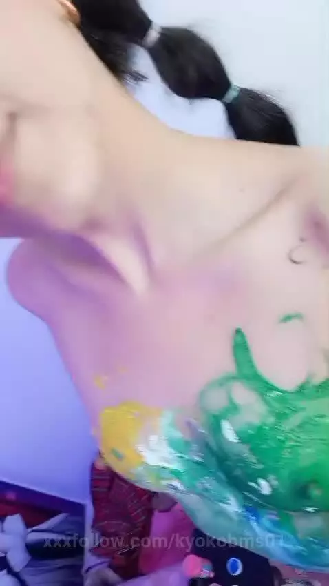 body paint  💚❤💛🩵🩷😍😍 by kyokobms01