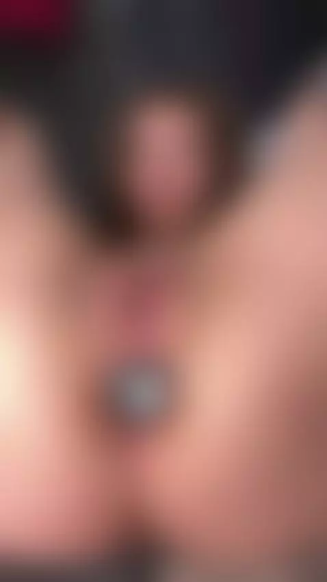 Creamy mess after intense anal plug 😻 Sub OF by lilyrush