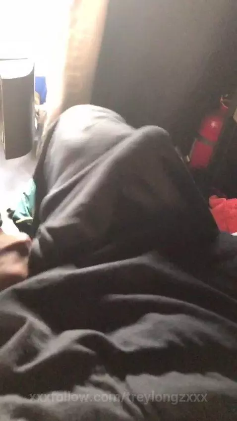 This is what my BBC looks like in black sweat pants. by treylongzxxx