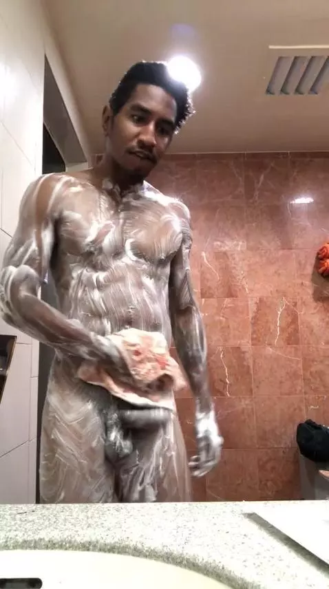 Look as my body and BBC while i soap myself up in the shower... by treylongzxxx