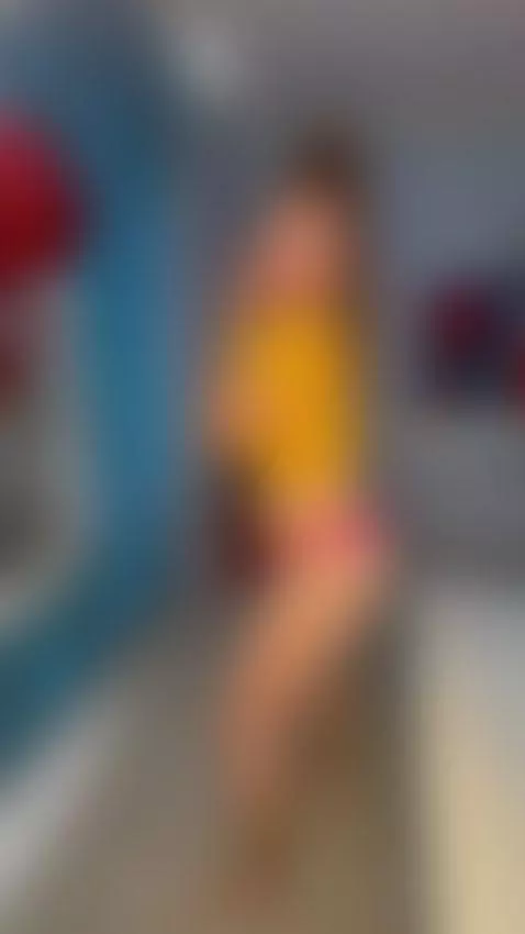 Curly-haired blonde in red panties teasing you 💋🔥 by fiorela1