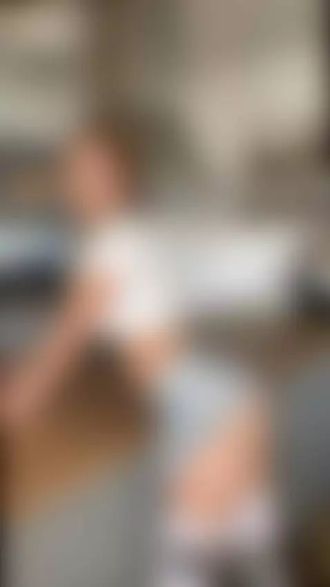 Bent over counter, skirt riding high 😇 by gingertee