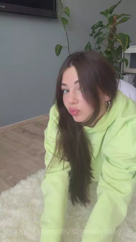 Wanna get closer? Start with a message on OnlyFans 😘 by shyemilybaby