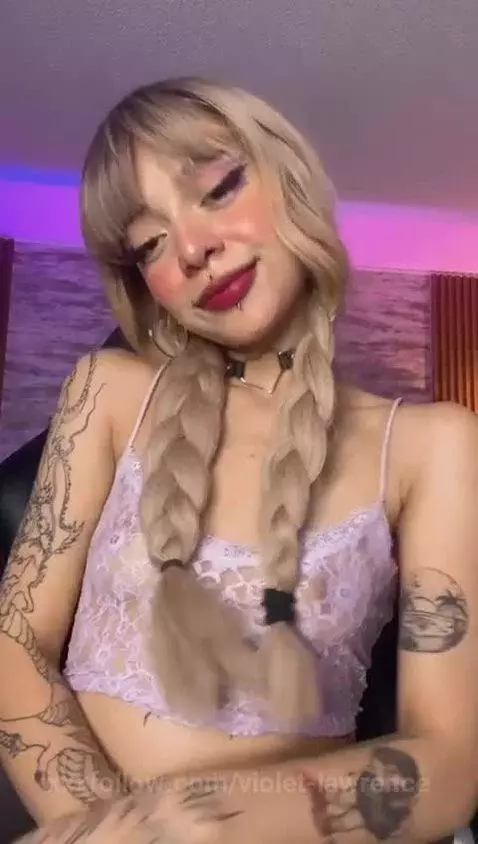 With my blonde braids and my sweet little face, I play with ... by violet-lawrence