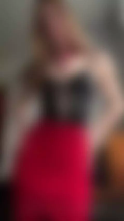 sexy goddess in tight long red skirt by holyharlott