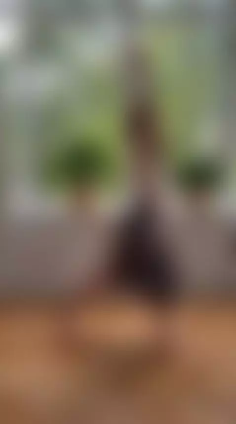 Home Goddess: Stretching in the Living Room in My Leggings by holyharlott