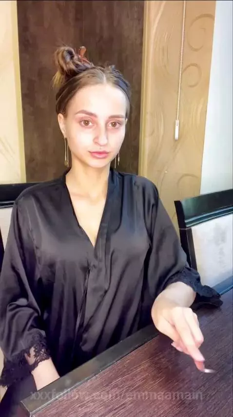 Too real for reels. See it on OF 📸 by emmaamain