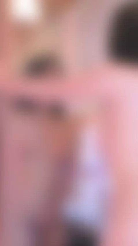 I stand in front of the mirror and watch myself touch my swe... by ariabonnet