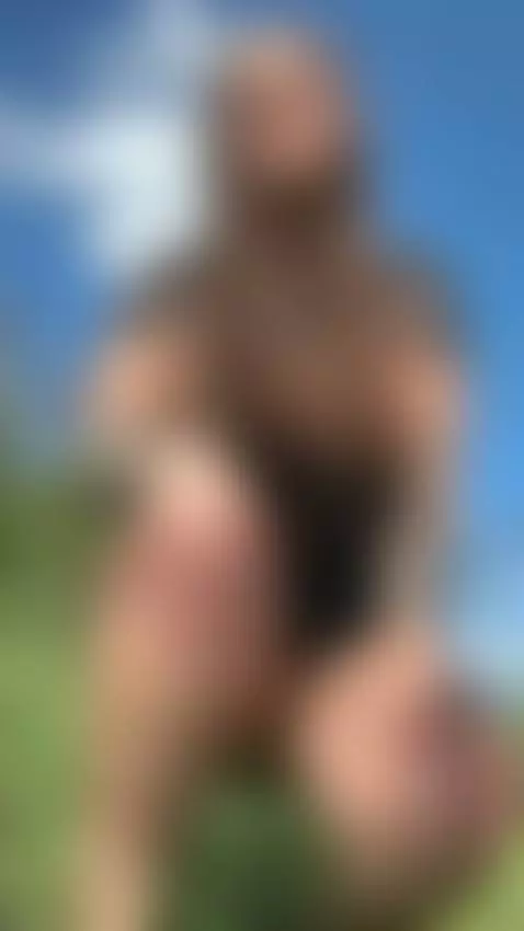 18+ Tattooed babe flashes nude pussy in sheer top & mini ski... by bettybong