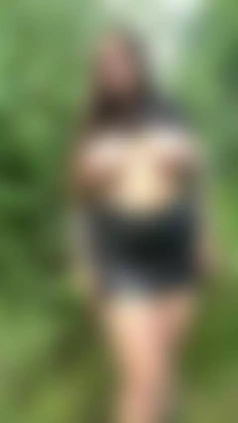 18+ Tattooed babe flashes huge tits and nude pussy in leathe... by bettybong