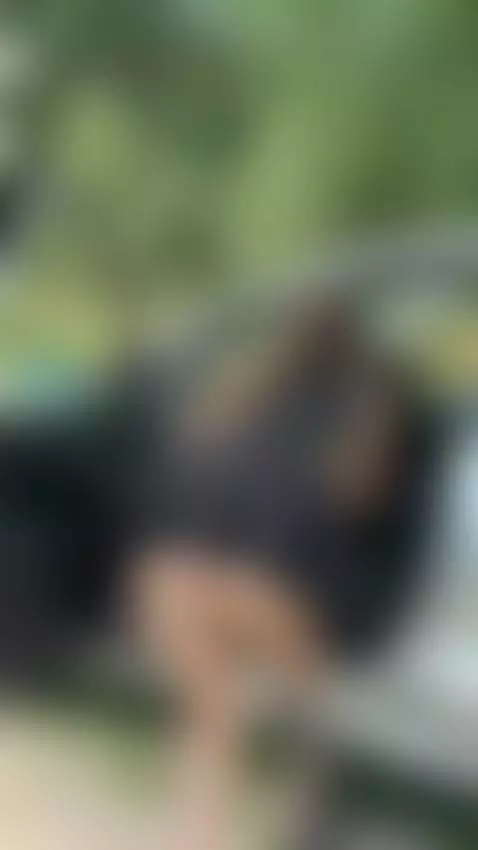 18+ Tattooed nude ass bent over car in woods. by bettybong