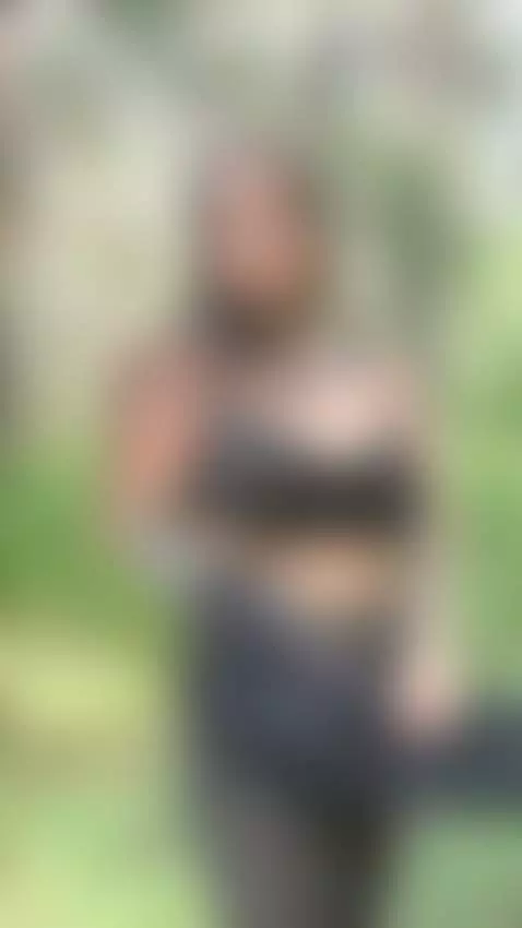 18+ Tattooed vixen flashes huge tits & bare ass in woods. by bettybong