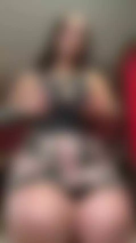 18+ Inked babe's huge tits out, thick thighs teasing. by bettybong