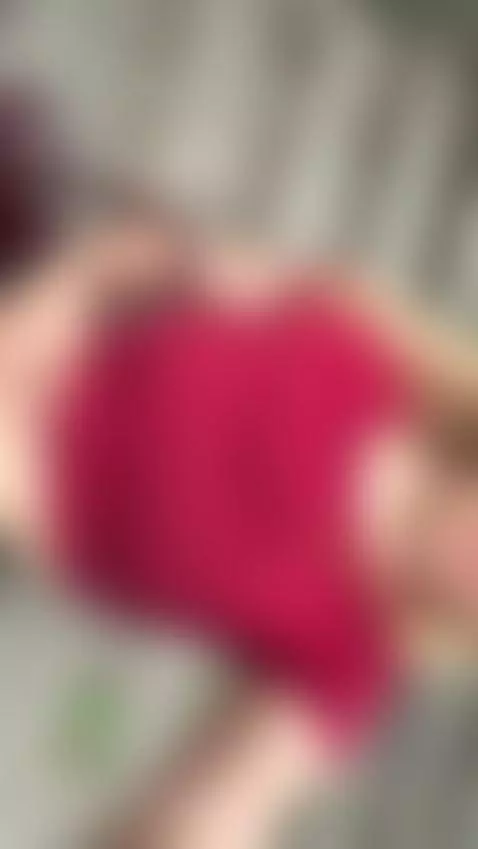 18+ Blonde teen in tight red top, sexy stairs tease. by crazylexi