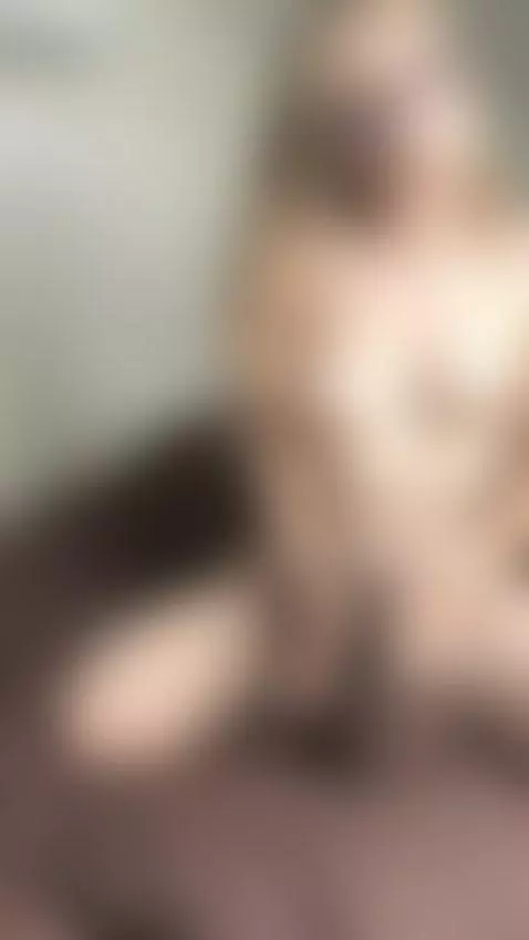 18+ Nerdy blonde's perky nude tits on bed. by crazylexi