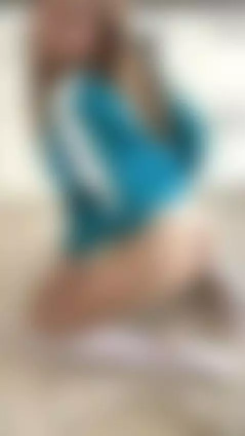 18+ Young blonde's sexy bare ass in socks. by crazylexi
