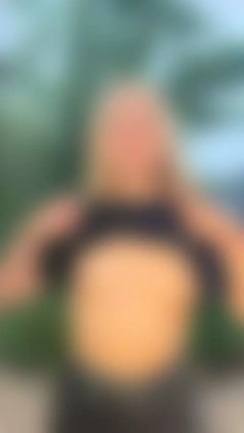 18+ Blonde flashing perky nude tits outdoors. by crazylexi