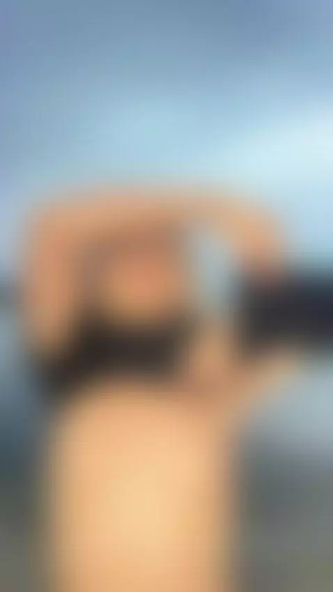 18+ Blonde flashing small nude tits on beach. by crazylexi