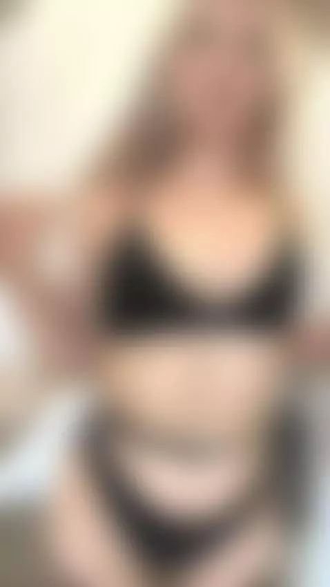 18+ Blonde tease in black harness, perky tits & juicy ass. by crazylexi