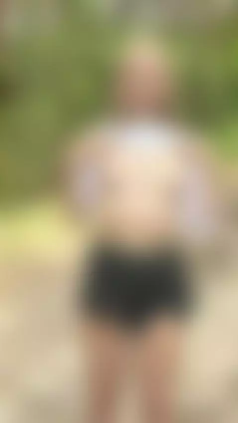 18+ Young blonde flashing perky small tits in sexy forest st... by crazylexi