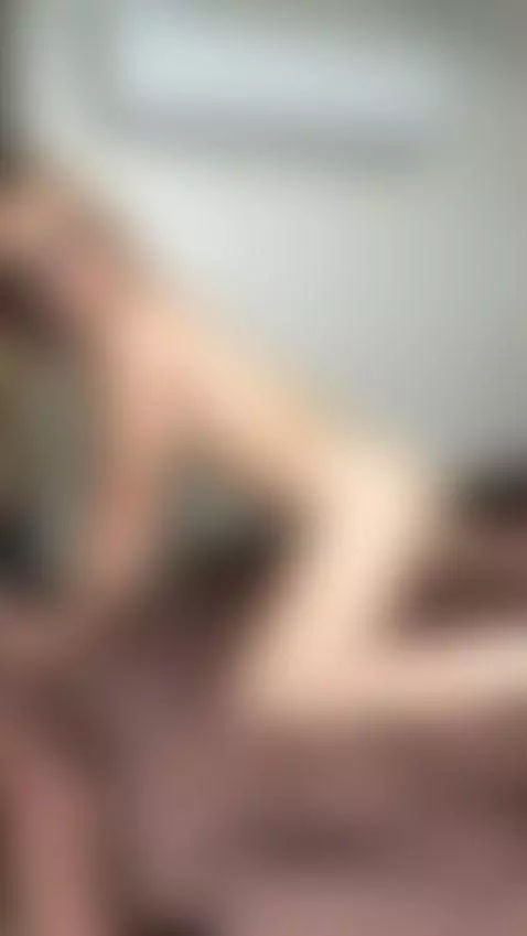 18+ Nude blonde in glasses, sexy ass arched on bed. by crazylexi