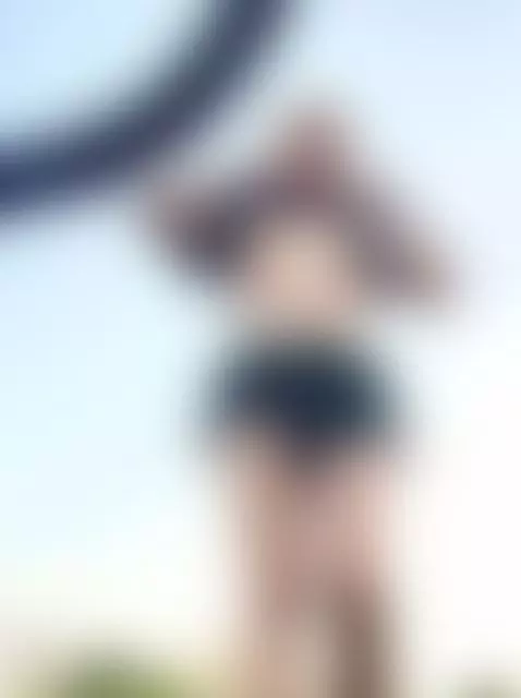 18+ Blonde flashing perky small tits & sexy shorts tease. by crazylexi