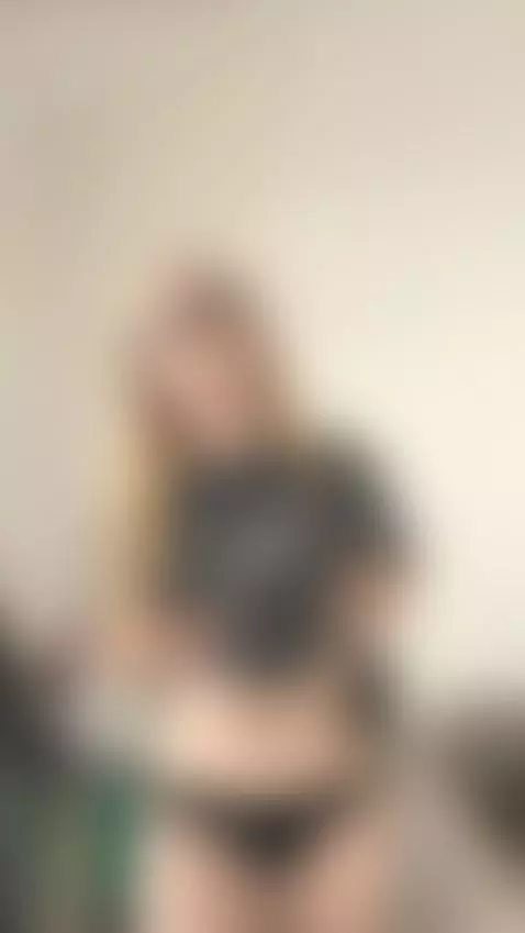 18+ Sexy blonde flashes small tits and juicy ass nude. by crazylexi