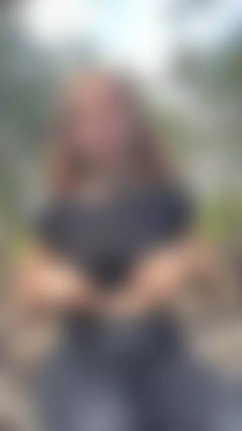 18+ Redhead flashes perky nude tits outdoors. by crazylexi