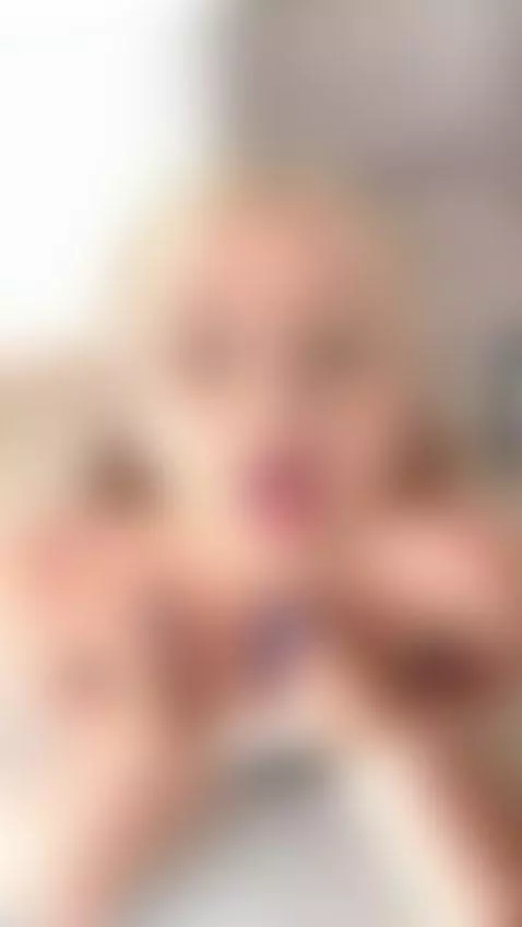 18+ Blonde tease flashing perky tits with pen in cleavage. by crazylexi