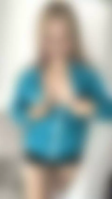 18+ Blonde flashing perky nude tits in sexy unzip tease. by crazylexi