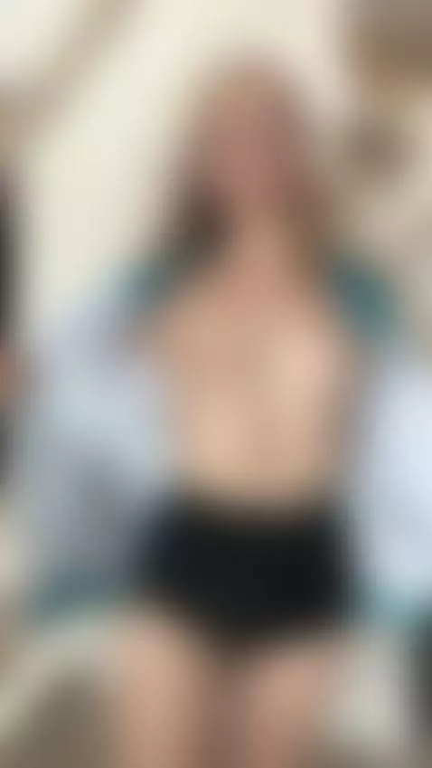 18+ Sexy blonde flashing small nude tits & sheer thong. by crazylexi