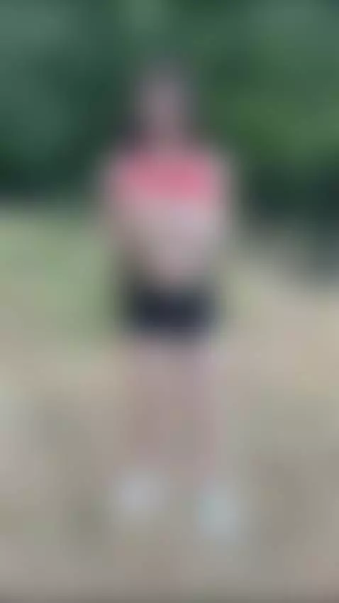 showed her breasts in the city park🥞 by karawaves