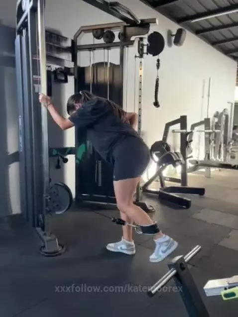 Gym time got me sweating… by katemoorex