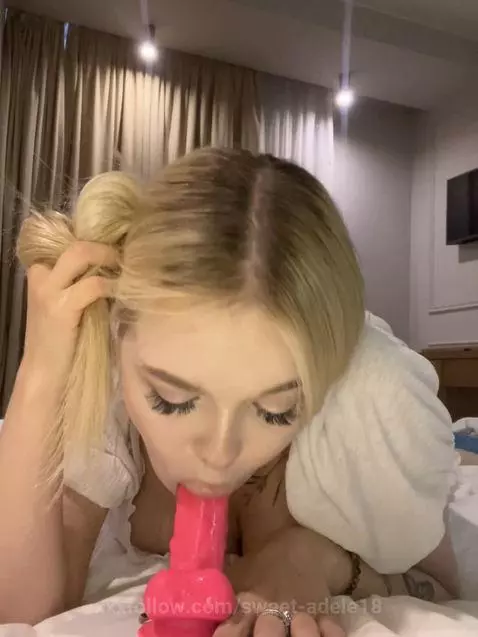 dildo, dildoplay, suck by sweet-adele18
