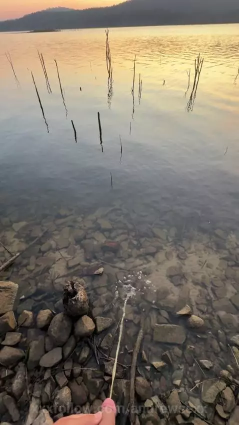 natural, lake, excibitionism by andrewsexx